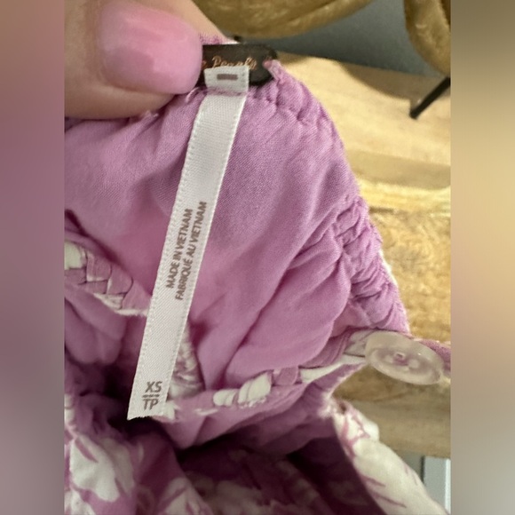 Free People The Perfect Sundress Linen Blend in Light Combo Size XS EUC - Picture 8 of 8